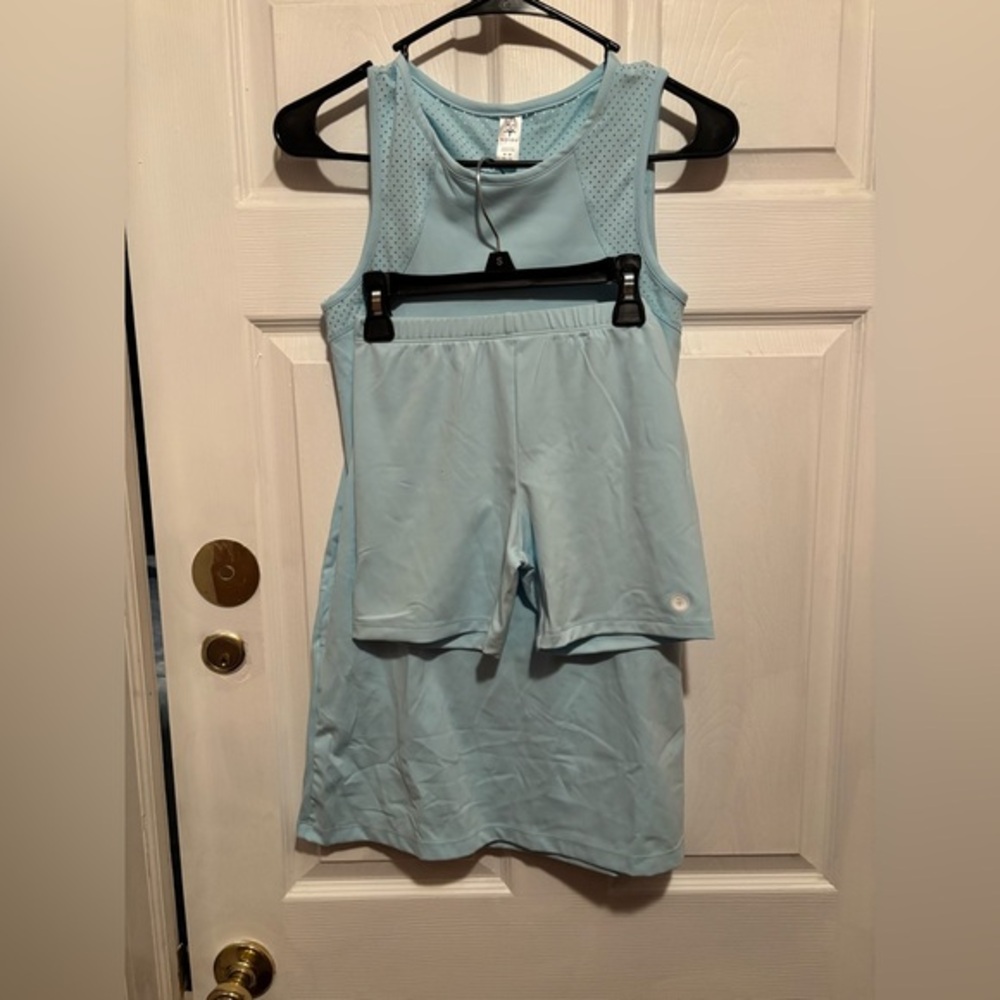 Soybu Youth Light Blue Dress with Shorts